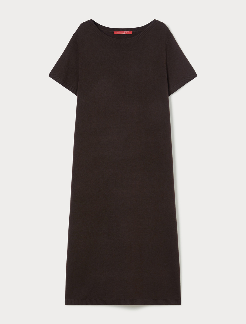 Kleid aus Wollgemisch - SCHOKOLADE - Marina Rinaldi Kleid aus Wollgemisch - SCHOKOLADE - Marina Rinaldi