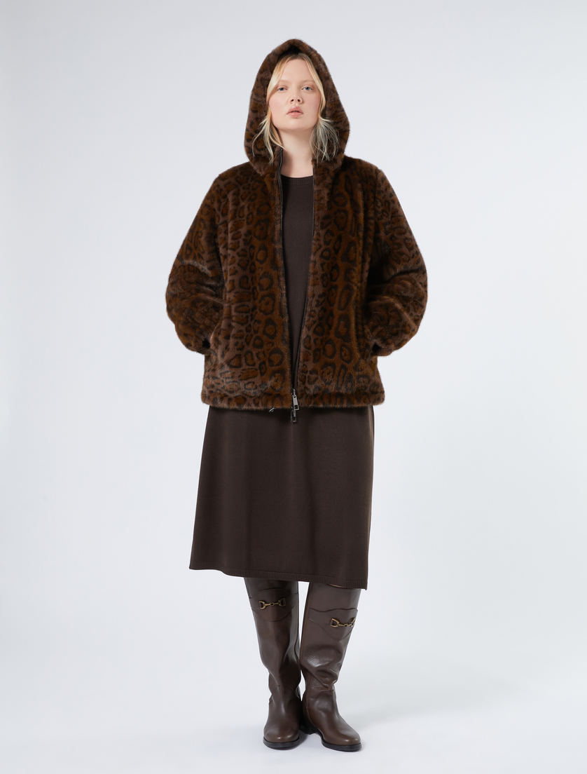 Kleid aus Wollgemisch - SCHOKOLADE - Marina Rinaldi - 2 Kleid aus Wollgemisch - SCHOKOLADE - Marina Rinaldi - 2