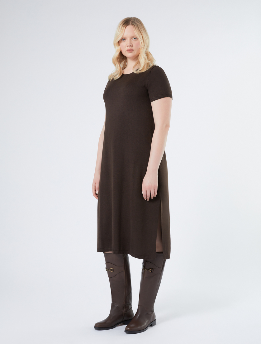 Kleid aus Wollgemisch - SCHOKOLADE - Marina Rinaldi - 3 Kleid aus Wollgemisch - SCHOKOLADE - Marina Rinaldi - 3
