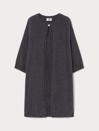 Cardigan aus Metallic-Strick - Marina Rinaldi