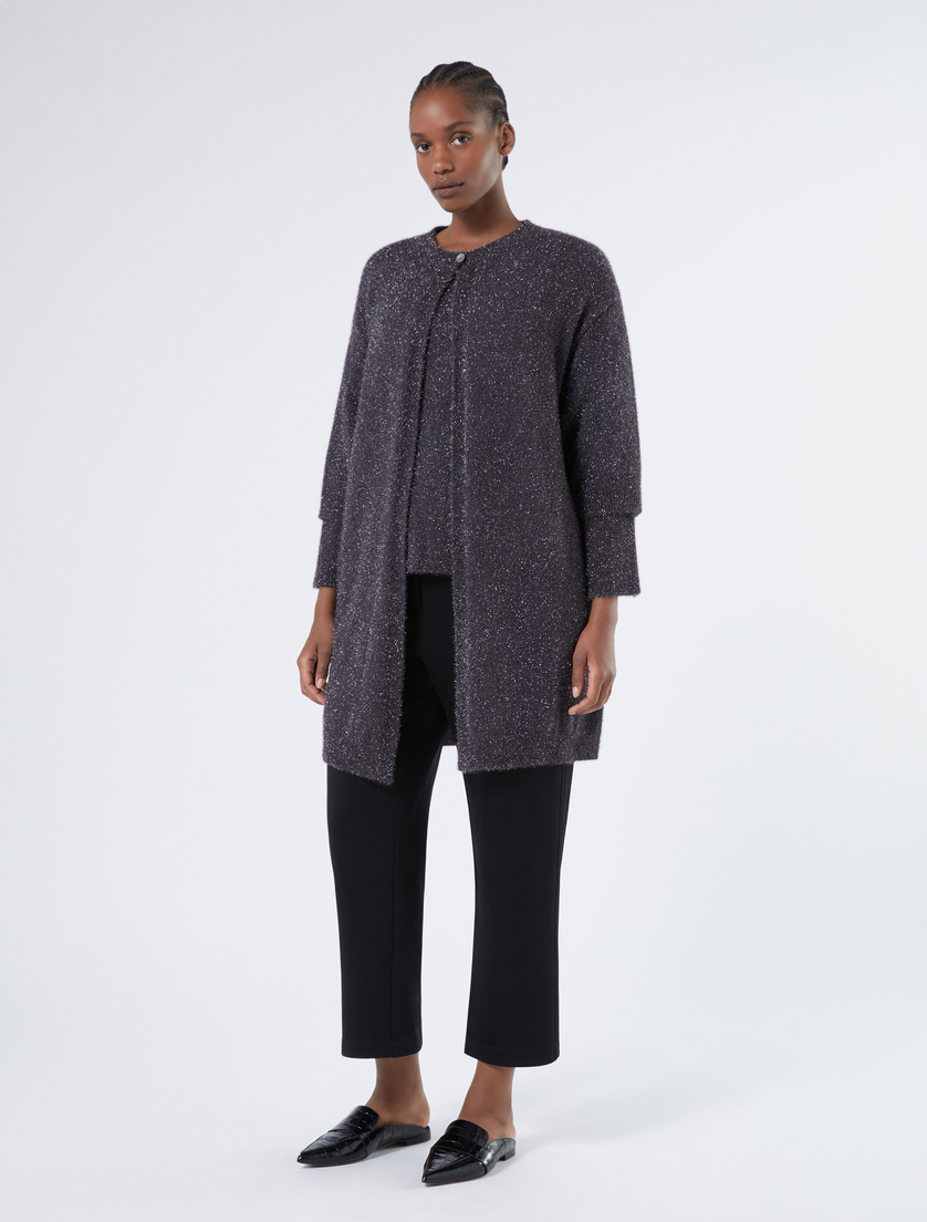 Cardigan aus Metallic-Strick - MITTELGRAU - Marina Rinaldi - 3 Cardigan aus Metallic-Strick - MITTELGRAU - Marina Rinaldi - 3