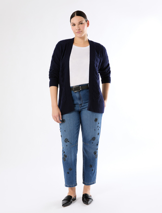 Cashmere-blend cardigan - Marina Rinaldi