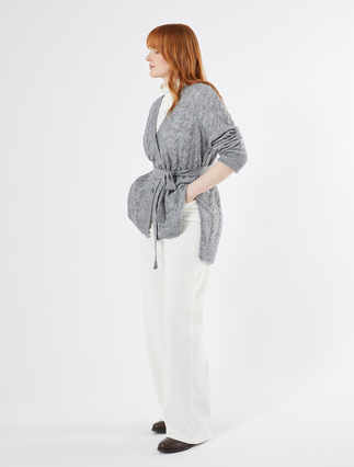 Alpaca-blend cardigan - Marina Rinaldi