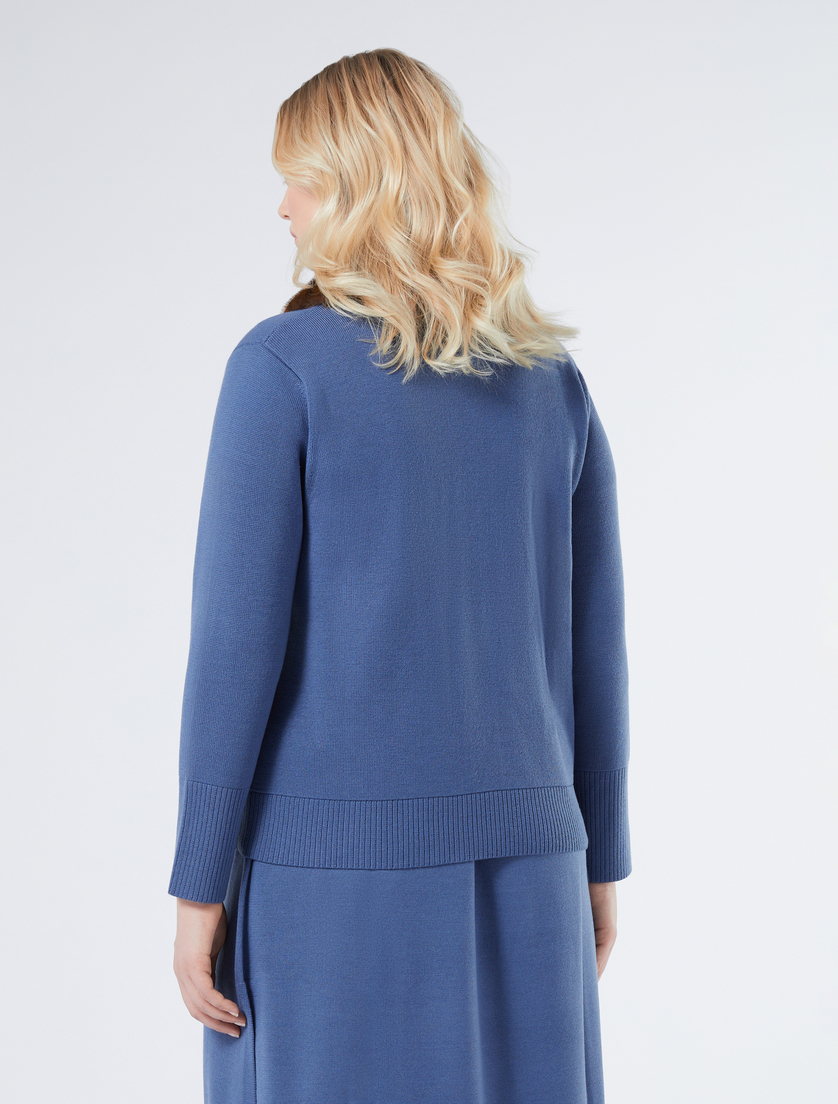 Wool blend knit jacket - AVIO - Marina Rinaldi - 4