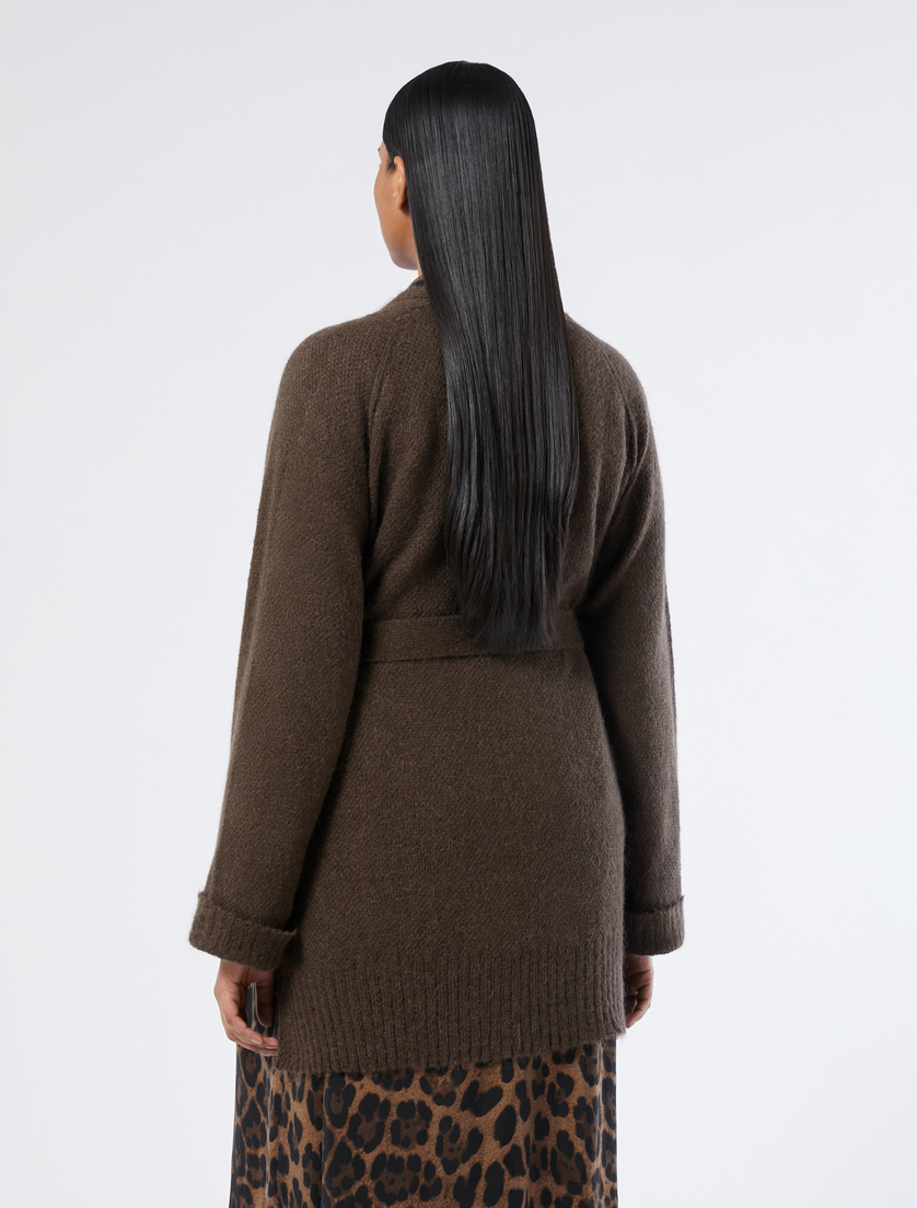 Cardigan aus Mohairgemisch - SCHOKOLADE - Marina Rinaldi - 4
