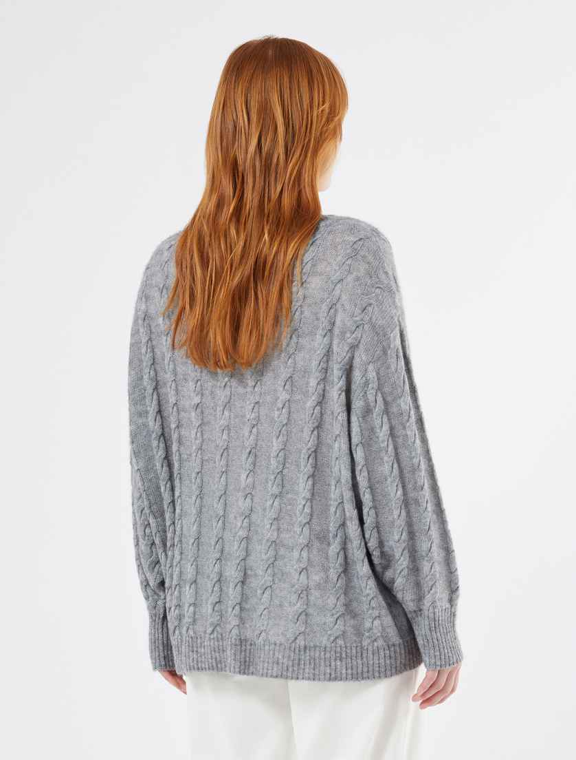 Alpaca-blend jumper - MEDIUM GREY - Marina Rinaldi - 4 Alpaca-blend jumper - MEDIUM GREY - Marina Rinaldi - 4