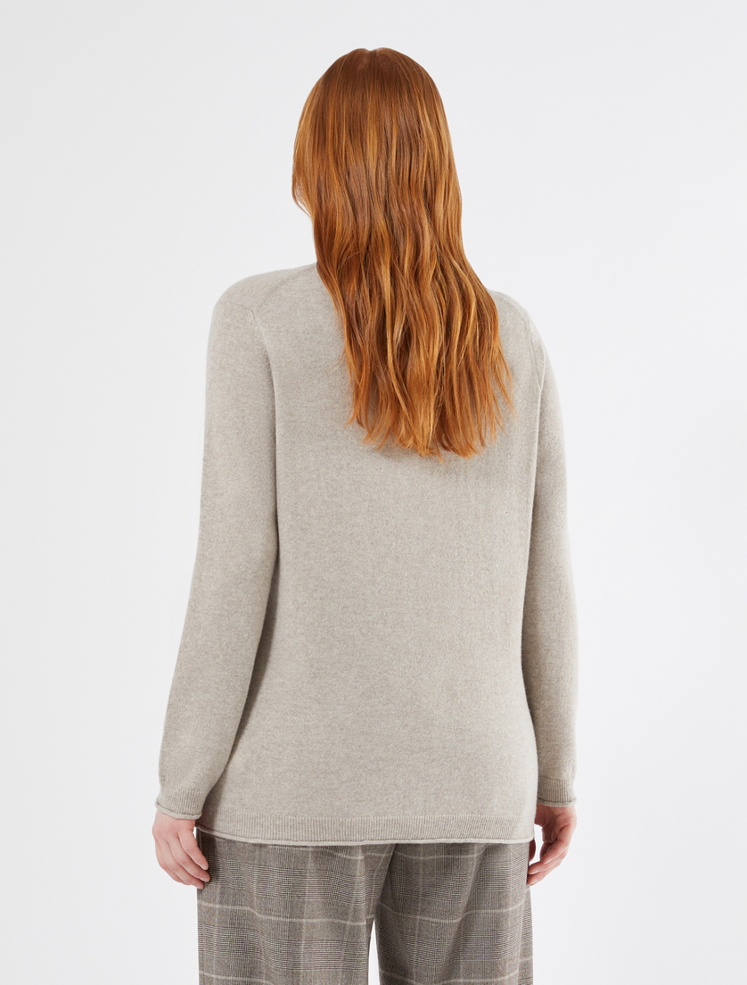 Pull à col roulé en pur cachemire - BEIGE - Marina Rinaldi - 4 Pull à col roulé en pur cachemire - BEIGE - Marina Rinaldi - 4