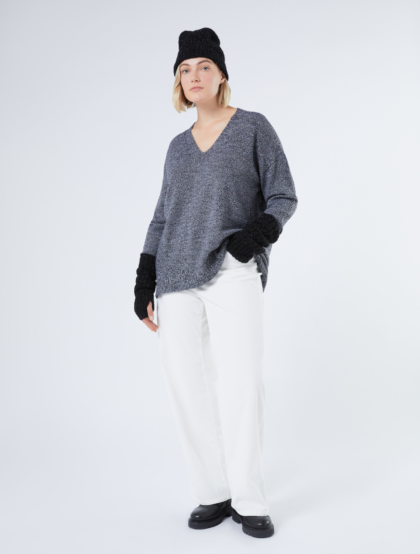 Pullover aus Wollmischgewebe - SCHWARZWEISS - Marina Rinaldi - 2 Pullover aus Wollmischgewebe - SCHWARZWEISS - Marina Rinaldi - 2