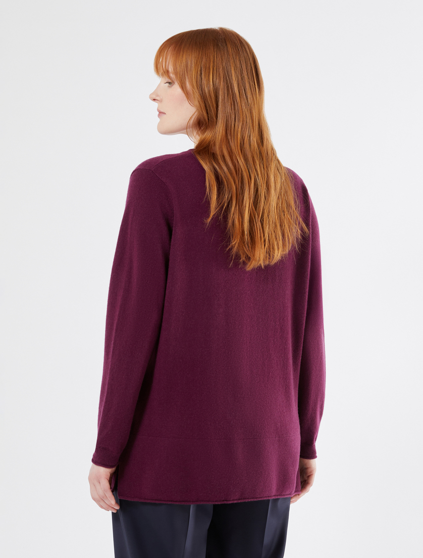 Pullover aus reinem Kaschmir - AUBERGINE - Marina Rinaldi - 4 Pullover aus reinem Kaschmir - AUBERGINE - Marina Rinaldi - 4