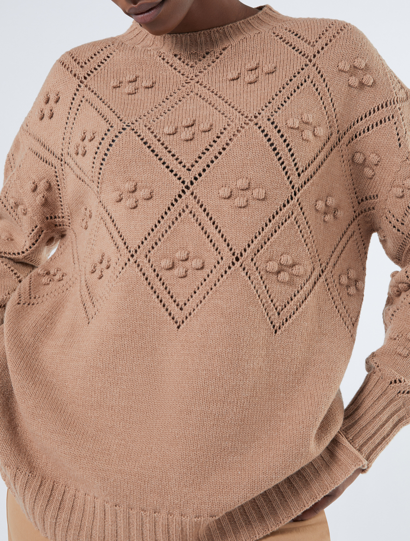 Wool-blend sweater - CAMEL - Marina Rinaldi - 5