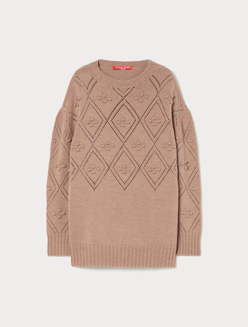 Wool-blend sweater - CAMEL - Marina Rinaldi