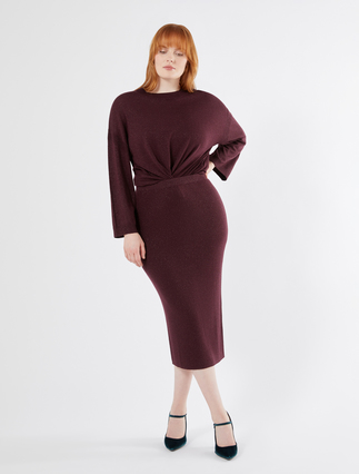 Metallic wool jumper - Marina Rinaldi