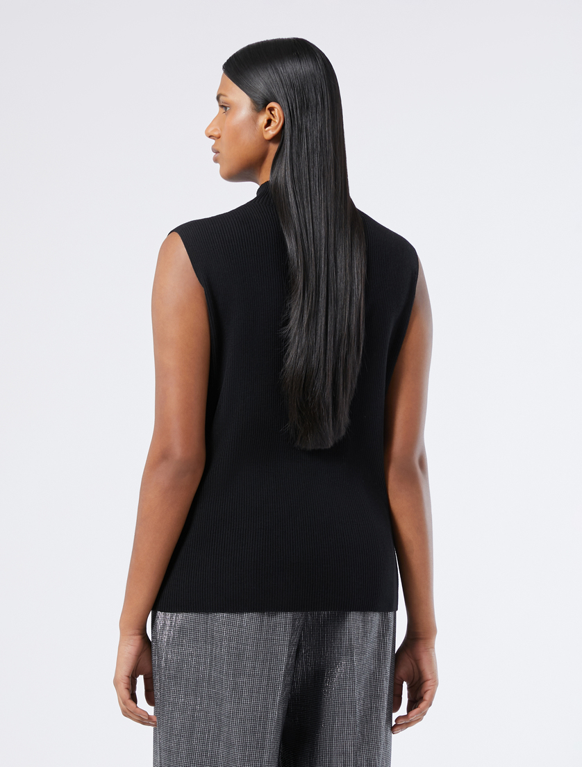Mockneck aus reiner Wolle - SCHWARZ - Marina Rinaldi - 4 Mockneck aus reiner Wolle - SCHWARZ - Marina Rinaldi - 4