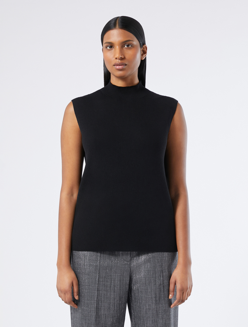 Mockneck aus reiner Wolle - SCHWARZ - Marina Rinaldi - 3 Mockneck aus reiner Wolle - SCHWARZ - Marina Rinaldi - 3