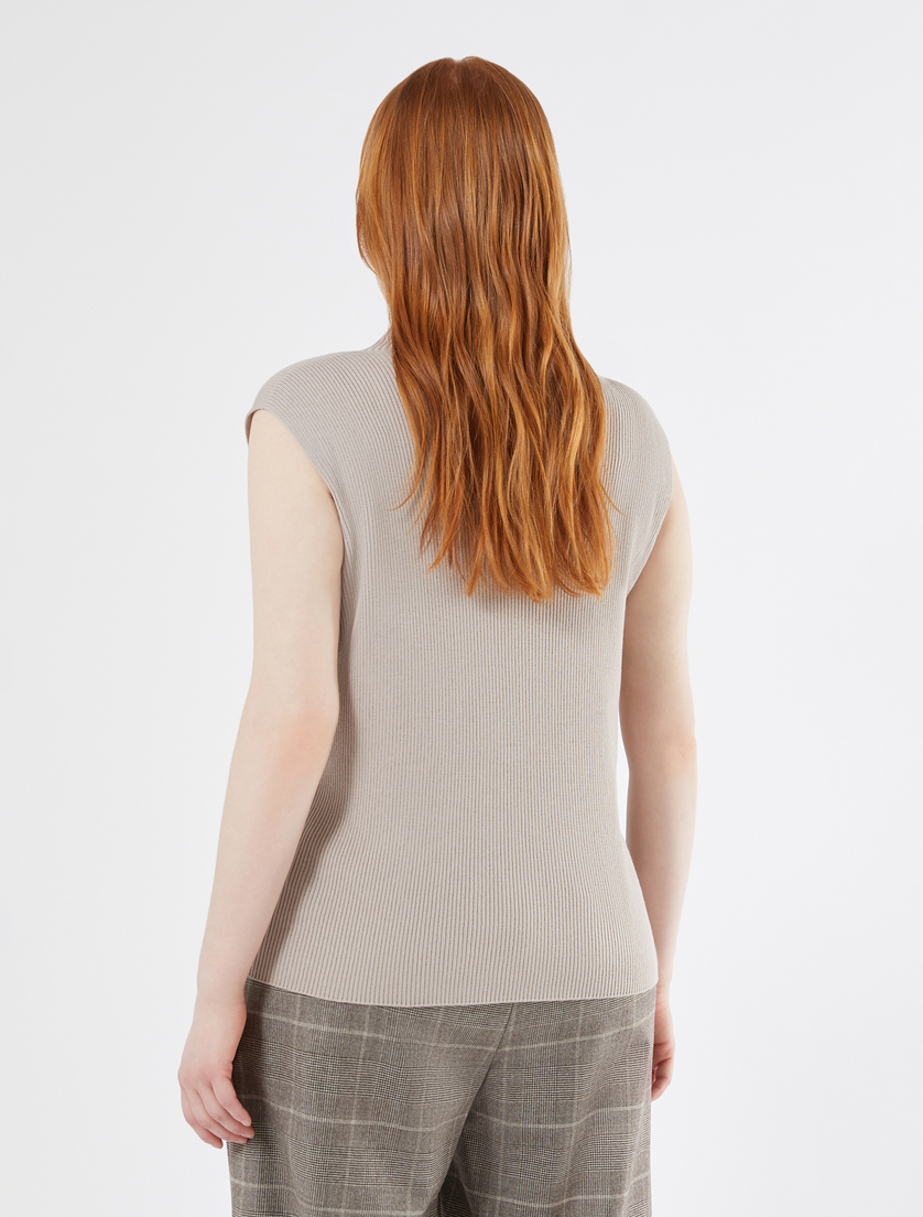 Mockneck aus reiner Wolle - BEIGE - Marina Rinaldi - 4 Mockneck aus reiner Wolle - BEIGE - Marina Rinaldi - 4