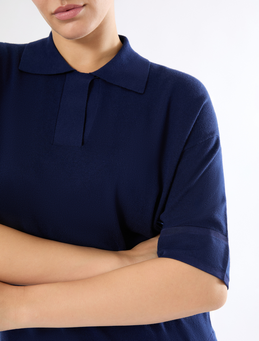 Viscose sweater - NAVY - Marina Rinaldi - 5