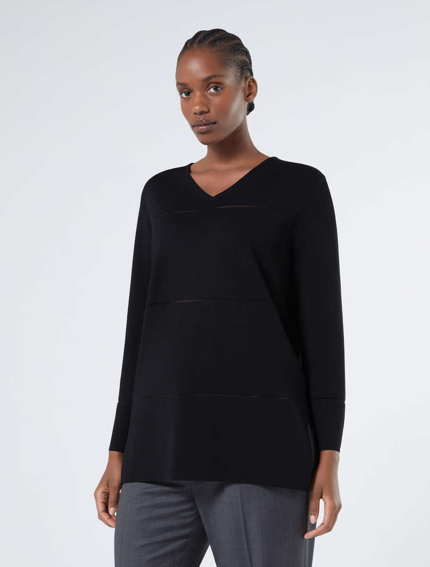 Pullover mit Streifen - SCHWARZ - Marina Rinaldi - 3 Pullover mit Streifen - SCHWARZ - Marina Rinaldi - 3
