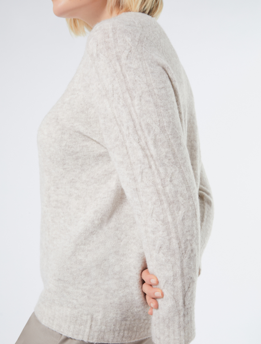 Pullover aus Alpaka und Wolle - SAND - Marina Rinaldi - 5