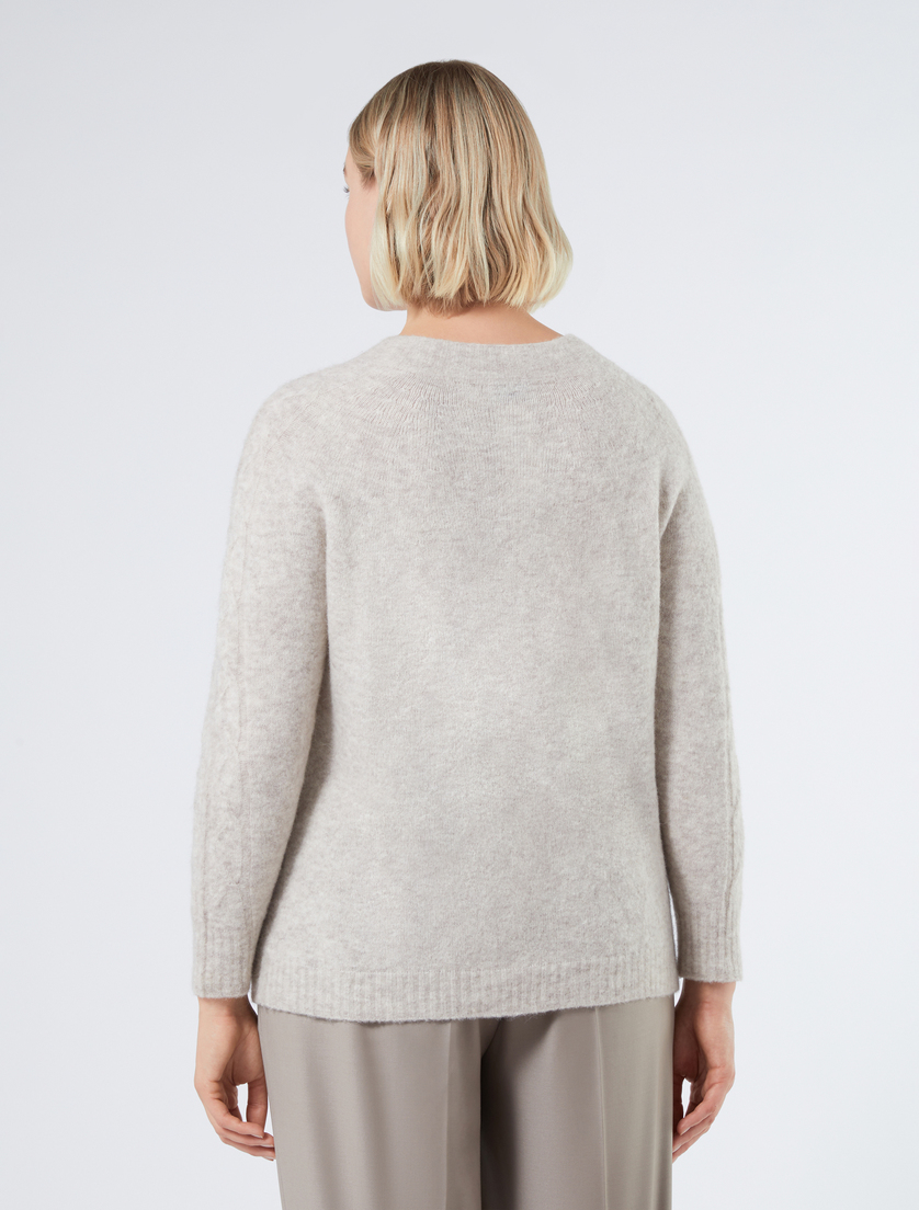 Pullover aus Alpaka und Wolle - SAND - Marina Rinaldi - 4