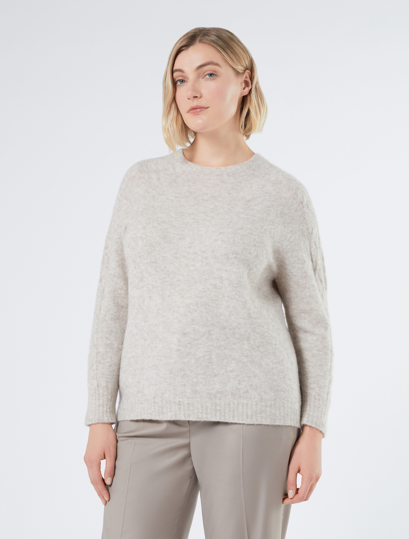 Pullover aus Alpaka und Wolle - SAND - Marina Rinaldi - 3