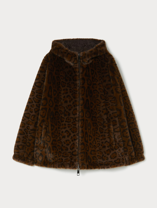 Reversible jacket with a soft texture - Marina Rinaldi