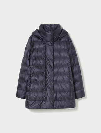 Water-repellent technical canvas puffer - Marina Rinaldi