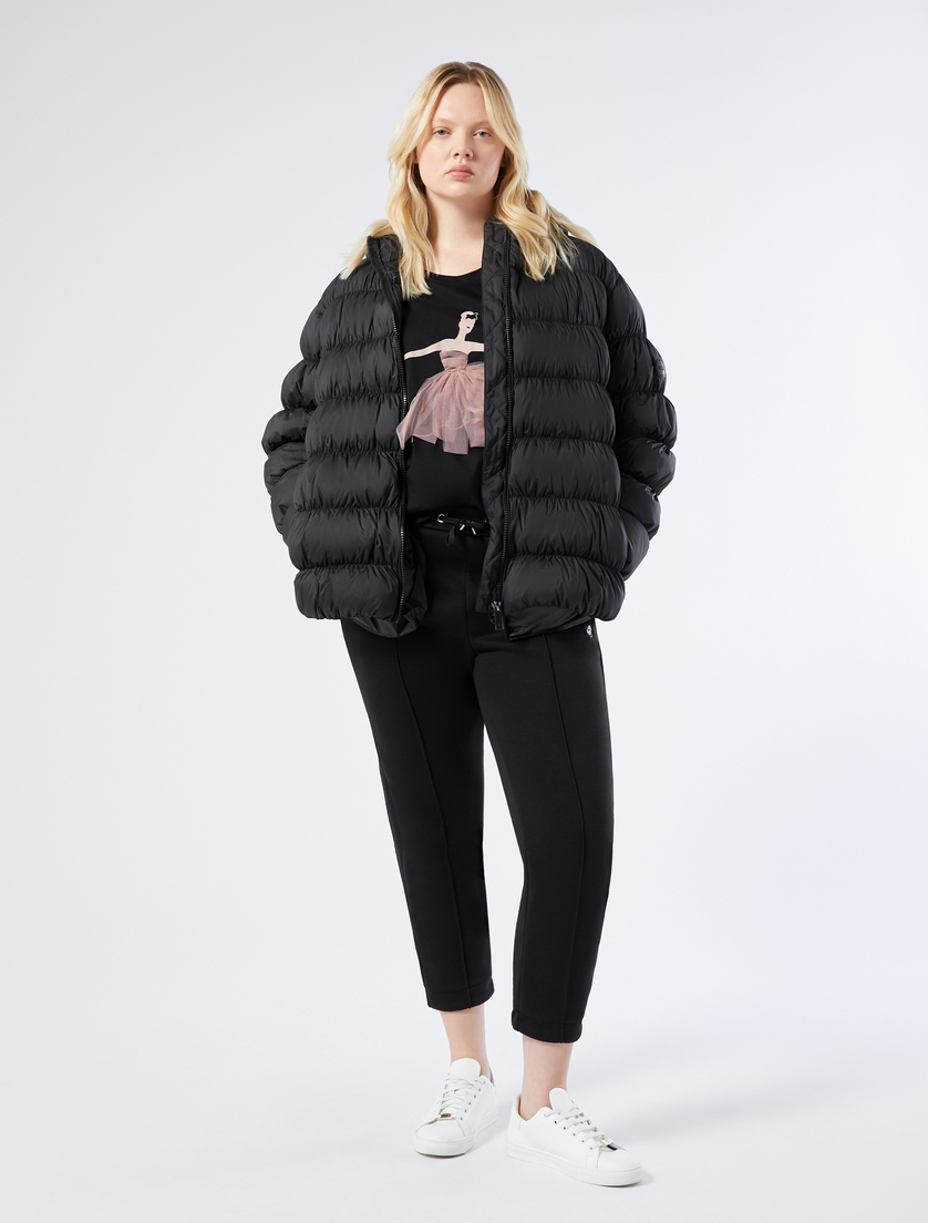 Water-repellent puffer jacket - BLACK - Marina Rinaldi - 2 Water-repellent puffer jacket - BLACK - Marina Rinaldi - 2