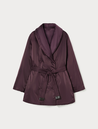 Padded jacket in water-repellent satin - Marina Rinaldi