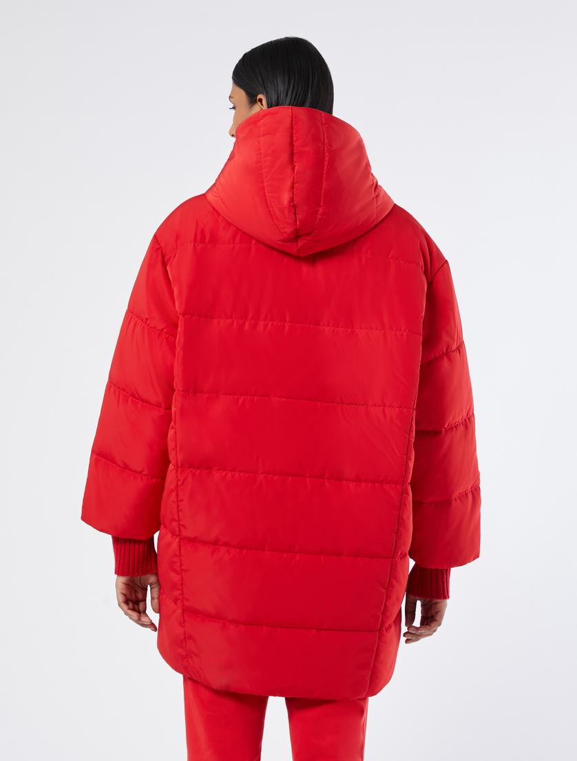Puffer jacket in water-repellent taffeta - RED - Marina Rinaldi - 4 Puffer jacket in water-repellent taffeta - RED - Marina Rinaldi - 4