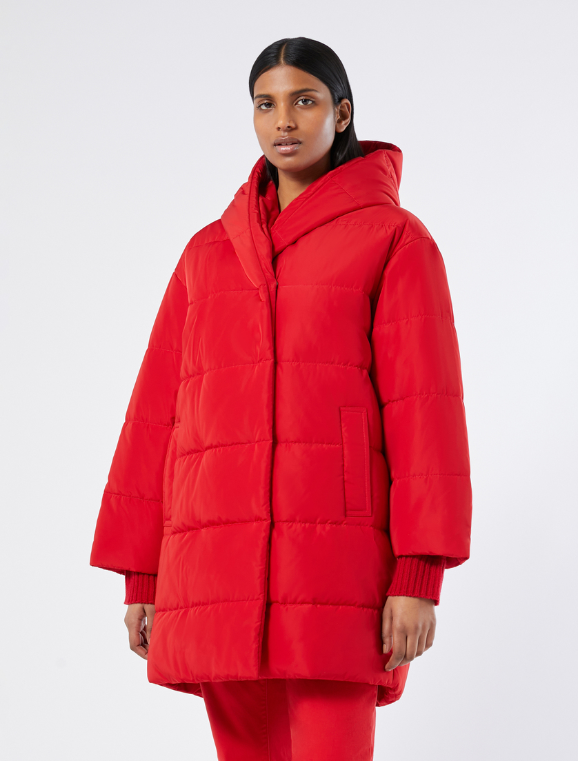 Puffer jacket in water-repellent taffeta - RED - Marina Rinaldi - 3 Puffer jacket in water-repellent taffeta - RED - Marina Rinaldi - 3