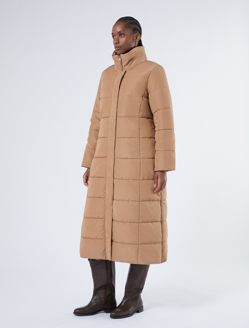 Puffer jacket in water-repellent taffeta - CAMEL - Marina Rinaldi - 3 Puffer jacket in water-repellent taffeta - CAMEL - Marina Rinaldi - 3