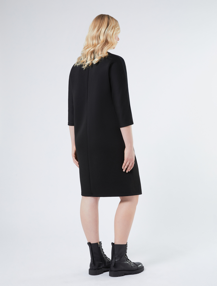 Kleid aus Scuba-Jersey - SCHWARZ - Marina Rinaldi - 4 Kleid aus Scuba-Jersey - SCHWARZ - Marina Rinaldi - 4