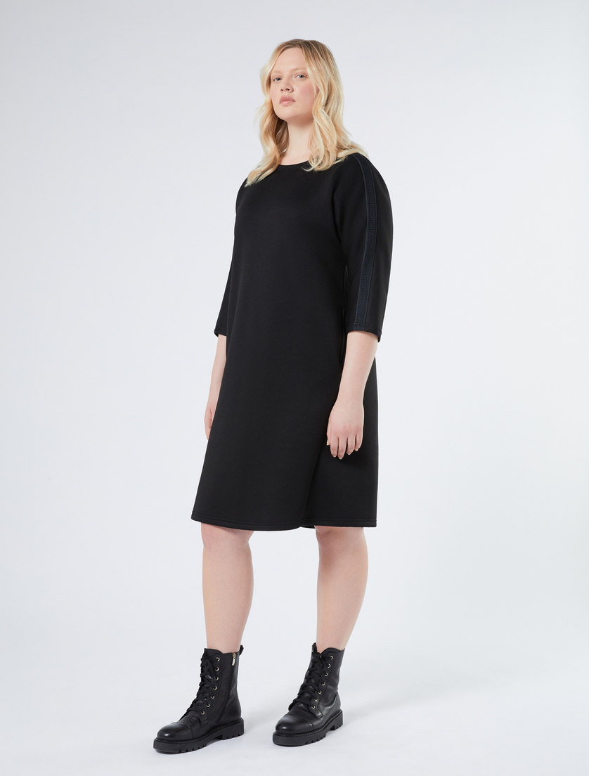 Kleid aus Scuba-Jersey - SCHWARZ - Marina Rinaldi - 3 Kleid aus Scuba-Jersey - SCHWARZ - Marina Rinaldi - 3
