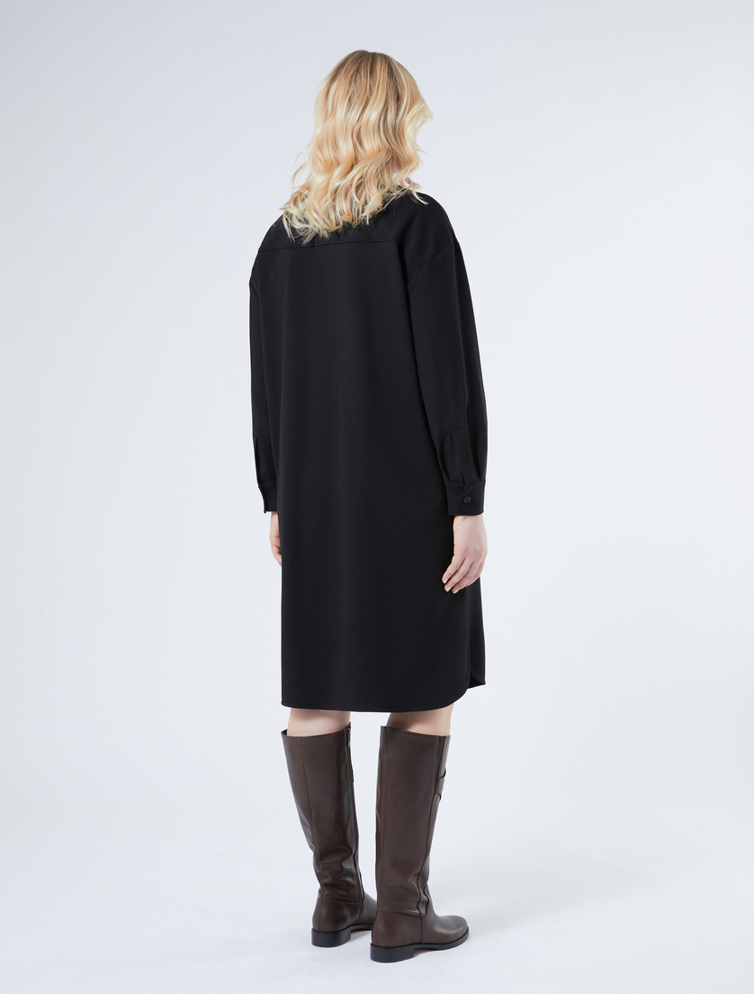 Hemdblusenkleid aus Jersey - SCHWARZ - Marina Rinaldi - 4 Hemdblusenkleid aus Jersey - SCHWARZ - Marina Rinaldi - 4