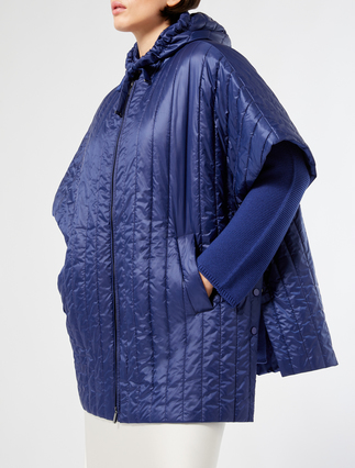 Water-repellent technical fabric cape - Marina Rinaldi