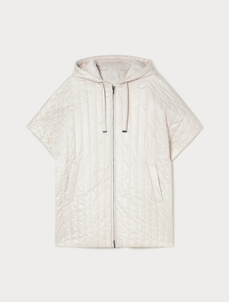 Water-repellent technical fabric cape - SAND