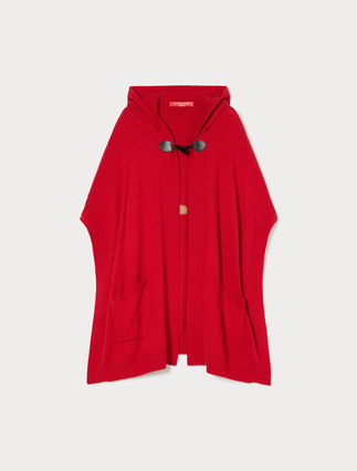 Cashmere blend poncho - Marina Rinaldi
