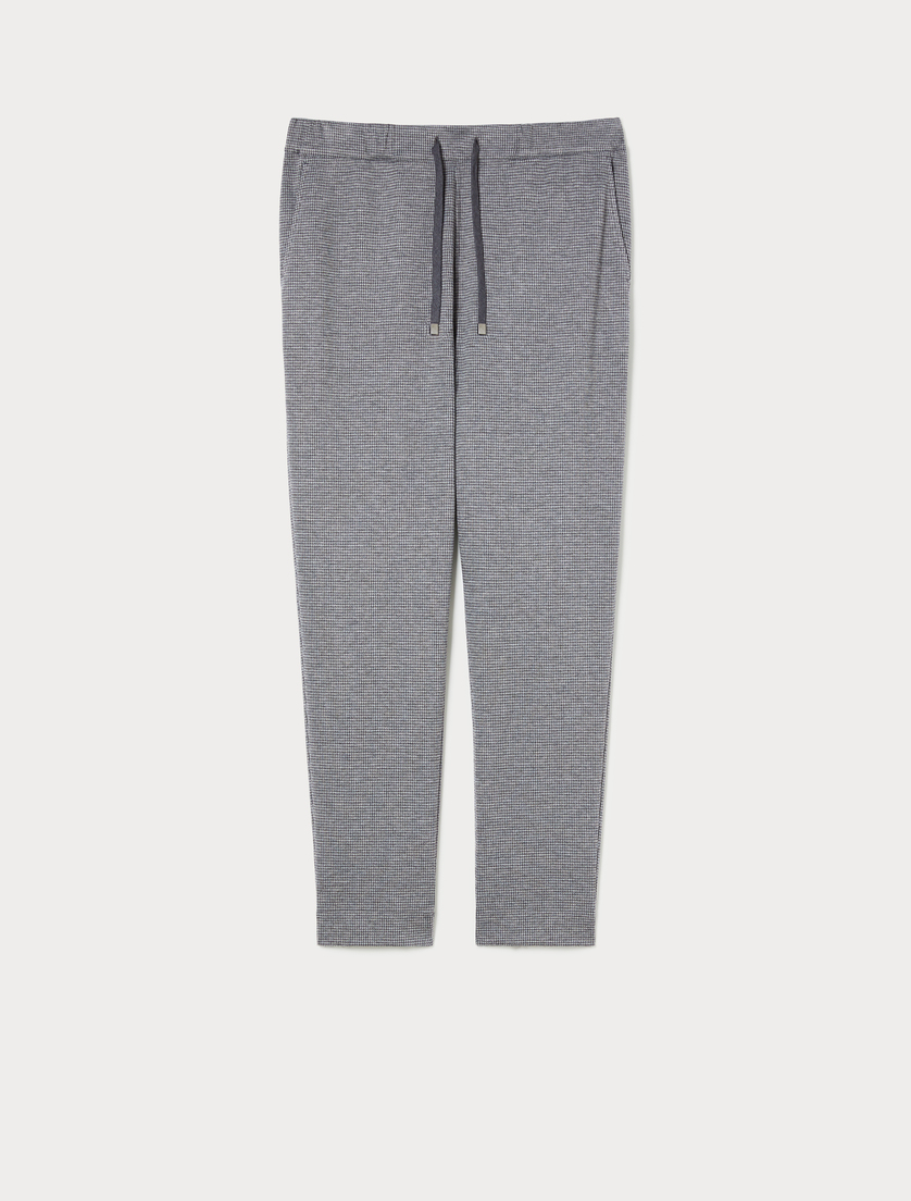 Pantalón de jogging de punto jacquard - GRIS MEDIO - Marina Rinaldi Pantalón de jogging de punto jacquard - GRIS MEDIO - Marina Rinaldi