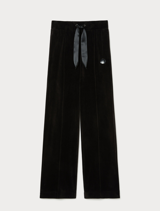 Chenille wide-leg trousers - Marina Rinaldi