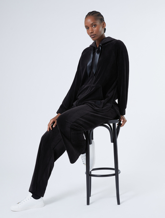 Chenille wide-leg trousers - Marina Rinaldi