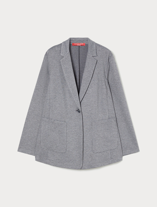 Jacquard jersey blazer - Marina Rinaldi