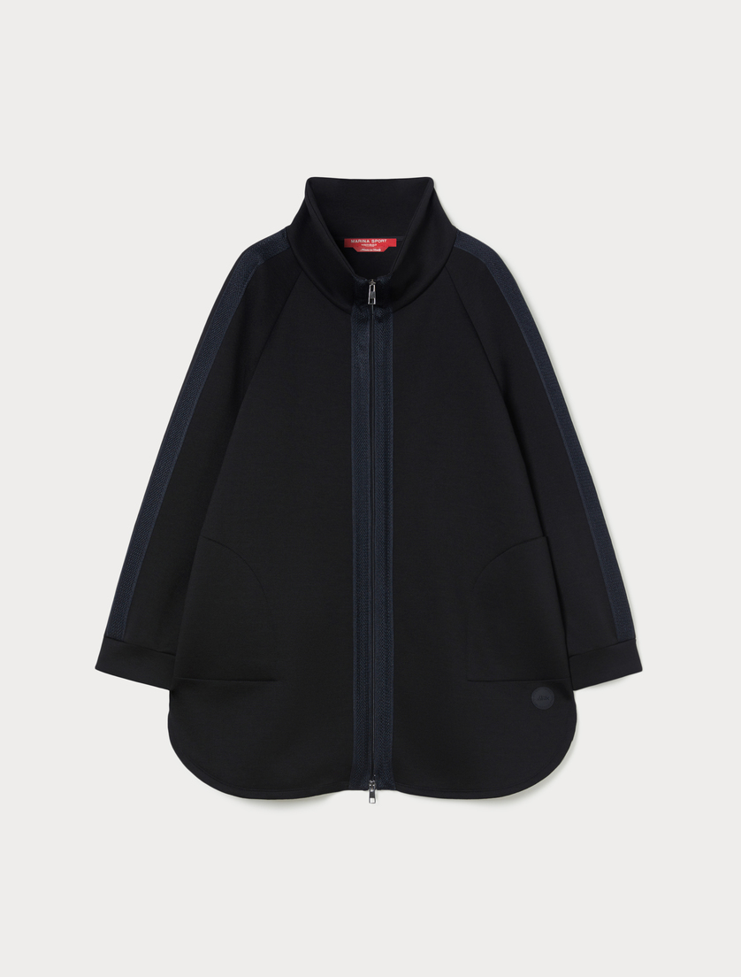 Scuba jersey sweatshirt - BLACK - Marina Rinaldi Scuba jersey sweatshirt - BLACK - Marina Rinaldi