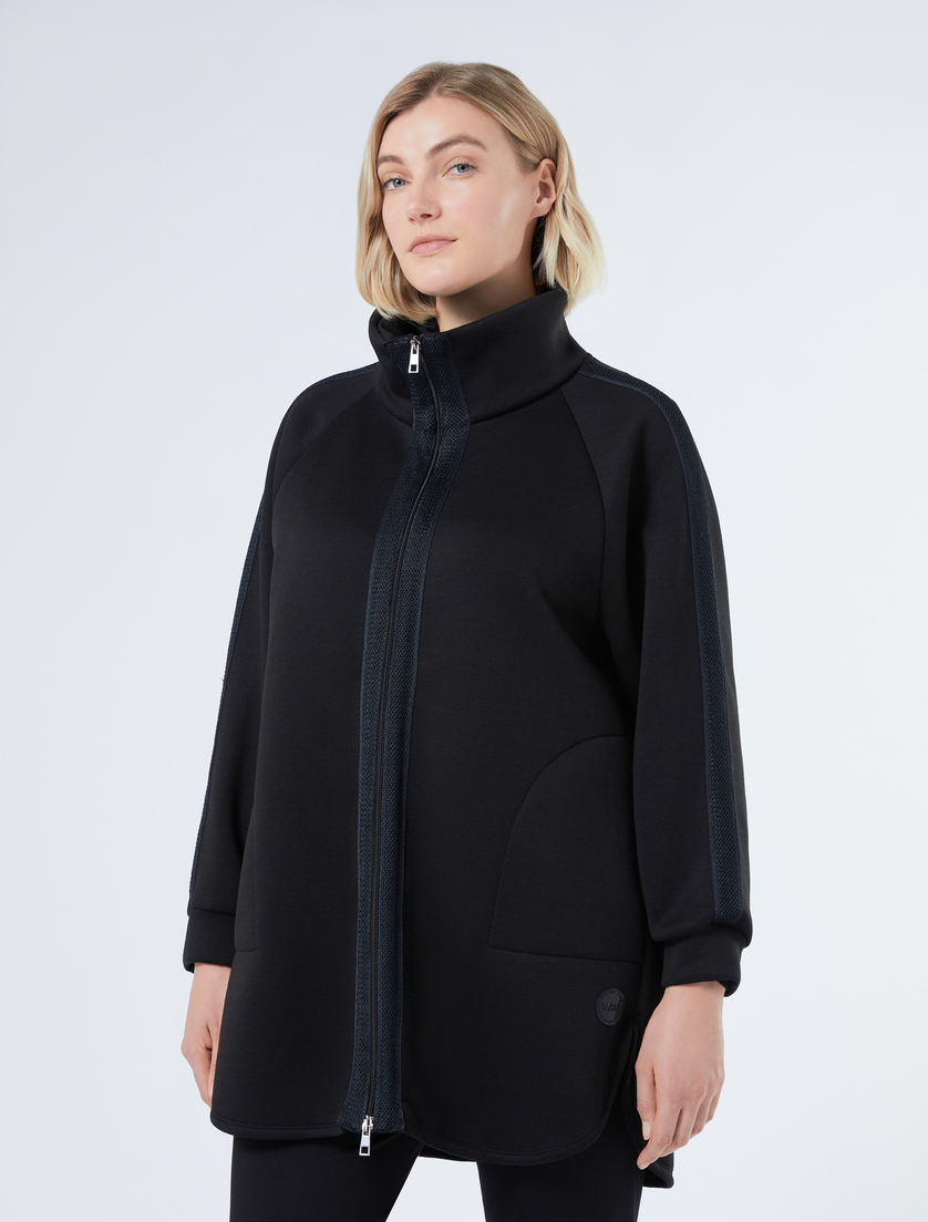 Scuba jersey sweatshirt - BLACK - Marina Rinaldi - 3 Scuba jersey sweatshirt - BLACK - Marina Rinaldi - 3