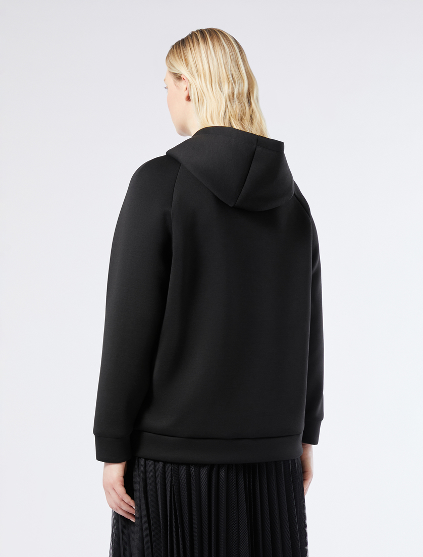 Scuba jersey sweatshirt - BLACK - Marina Rinaldi - 4 Scuba jersey sweatshirt - BLACK - Marina Rinaldi - 4