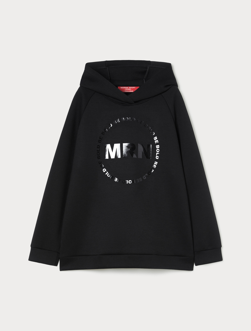 Scuba jersey sweatshirt - BLACK - Marina Rinaldi Scuba jersey sweatshirt - BLACK - Marina Rinaldi