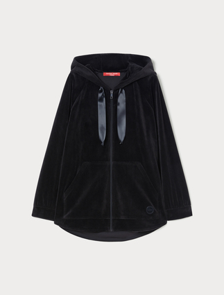 Velvet jersey sweatshirt - Marina Rinaldi