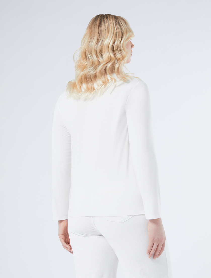 Jersey T-shirt - IVORY - Marina Rinaldi - 4 Jersey T-shirt - IVORY - Marina Rinaldi - 4