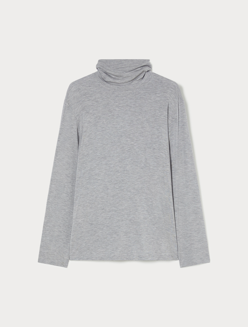 Jersey T-shirt - MEDIUM GREY - Marina Rinaldi Jersey T-shirt - MEDIUM GREY - Marina Rinaldi