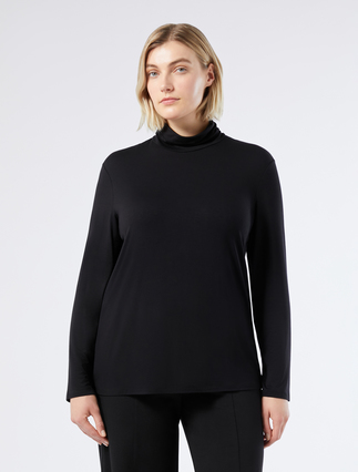 T-Shirt aus Jersey - SCHWARZ