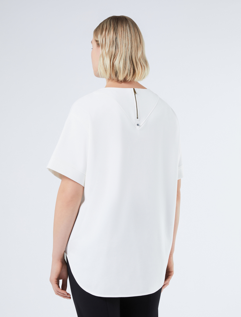 Jersey sweatshirt - IVORY - Marina Rinaldi - 4 Jersey sweatshirt - IVORY - Marina Rinaldi - 4